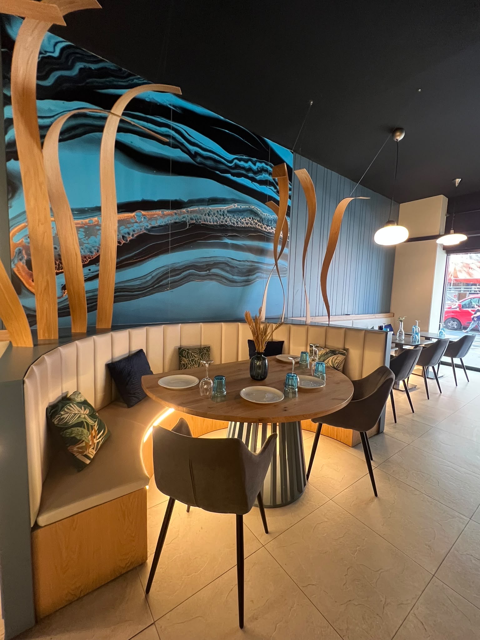 Interior d'OROA Restaurant